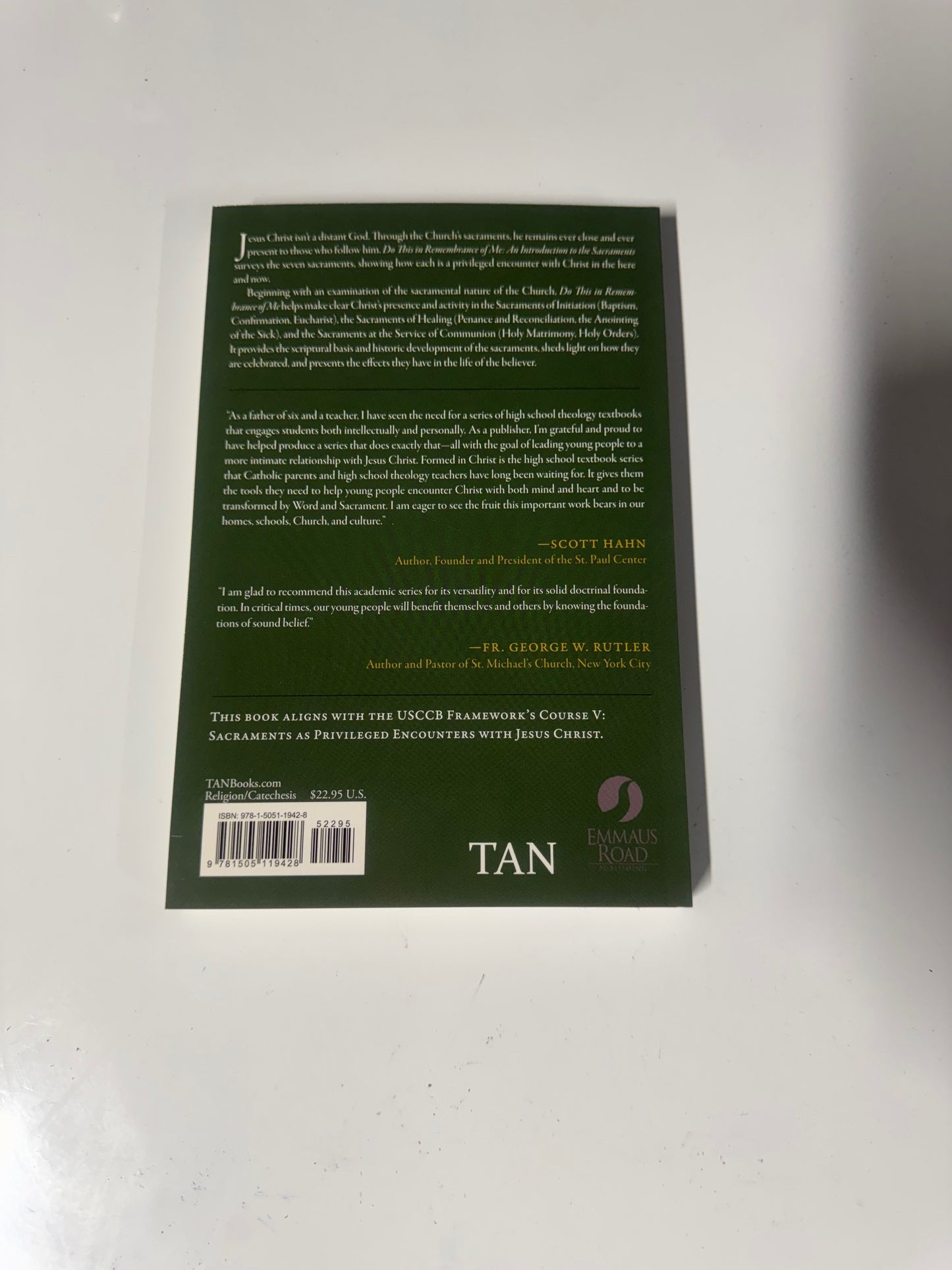 Do This in Remembrance: An Introduction to the Sacraments Paperback New