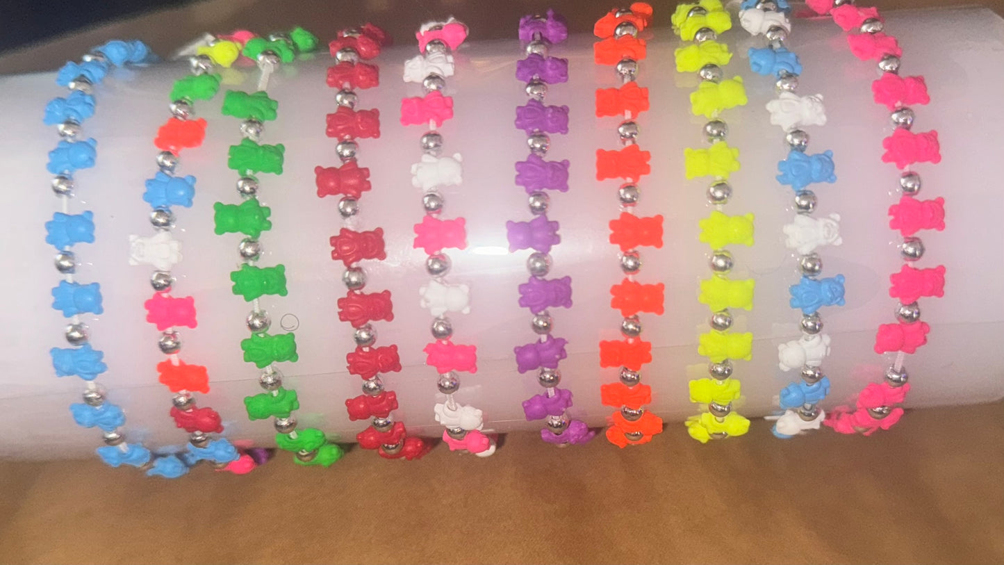 10 Pack Panda MYSTERY Bracelet Set! Multi Colors