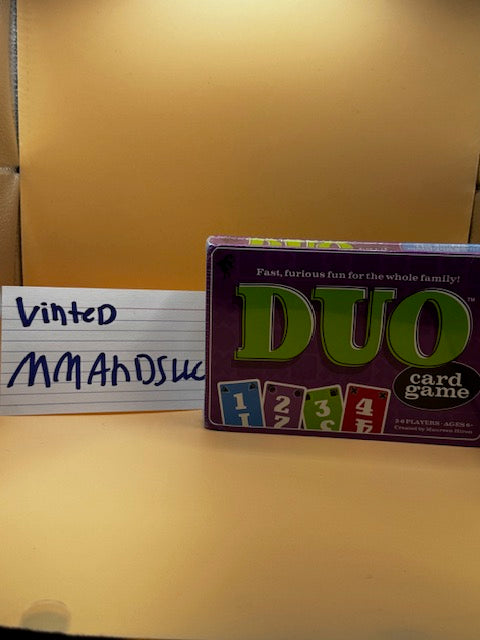 Duo Card Game: Ages 7 to Adult Card New