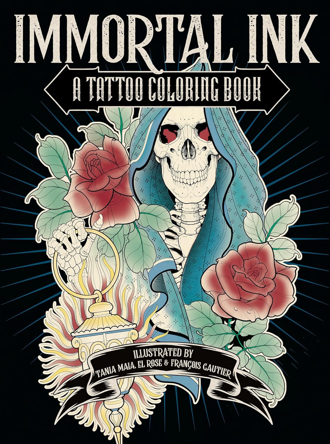 Immortal Ink: A Tattoo 45 Page Coloring Book New