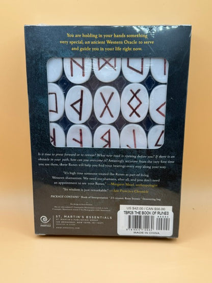 The Book of Runes New Edition With 25 Ceramic Stones And 150-Page Book New