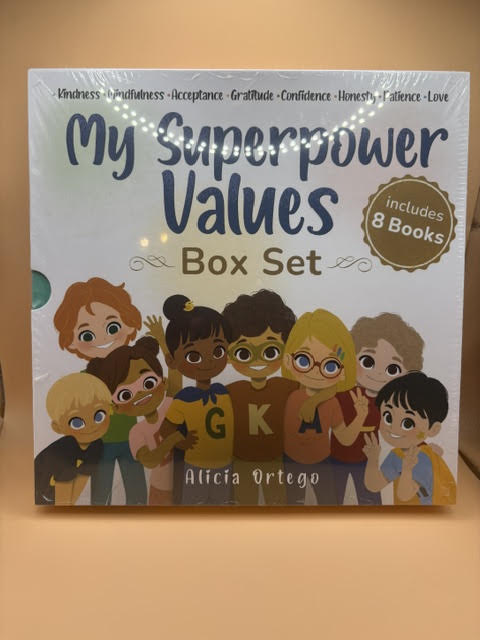 My Superpower Values 8 Book Box Set (Books 1-8: ) Paperback New