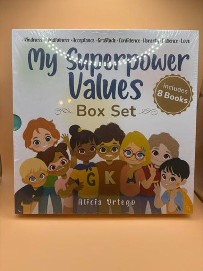 My Superpower Values 8 Book Box Set (Books 1-8: ) Paperback New