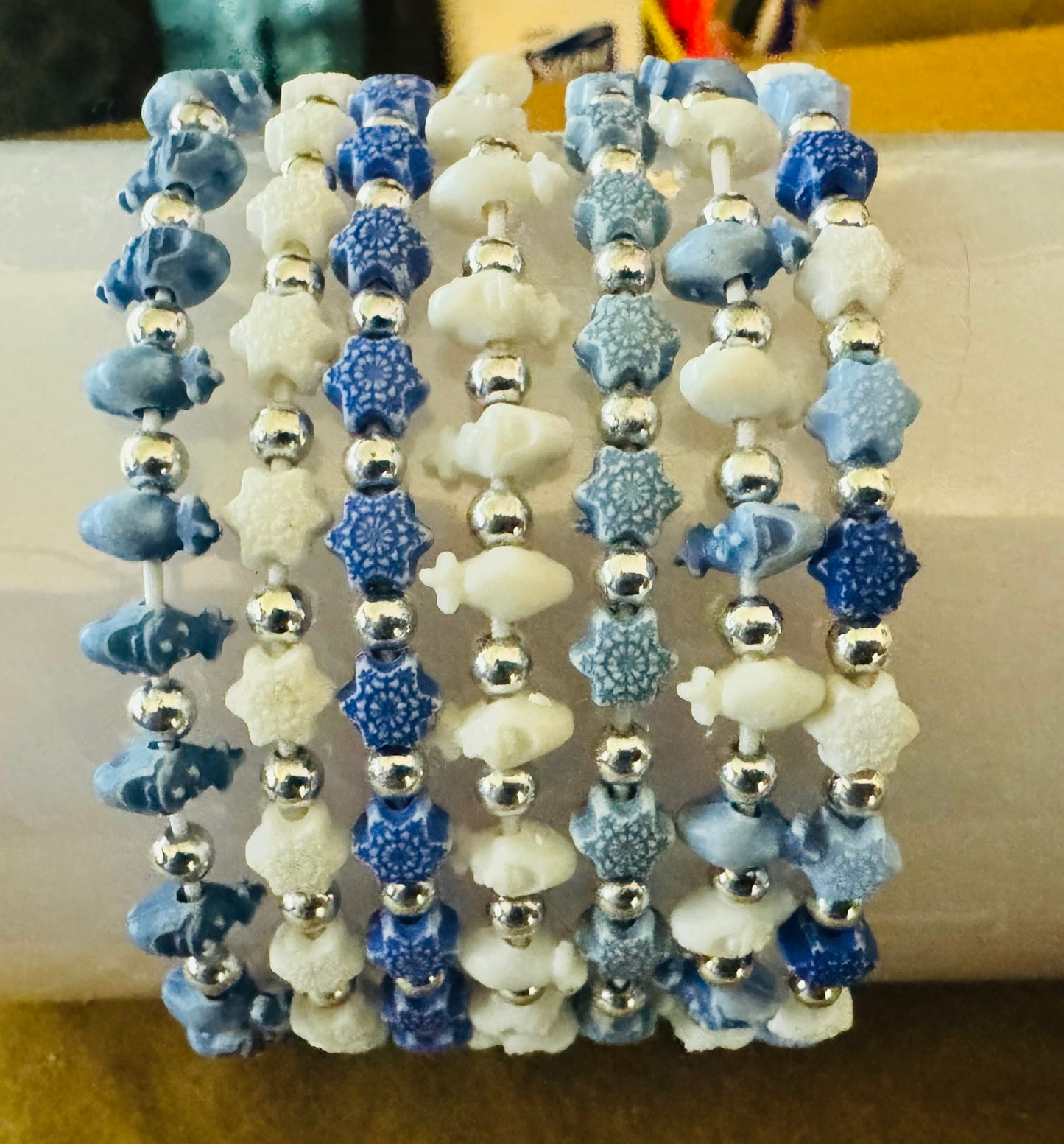7 Pack Ocean Whale themed MYSTERY Bracelet Pack