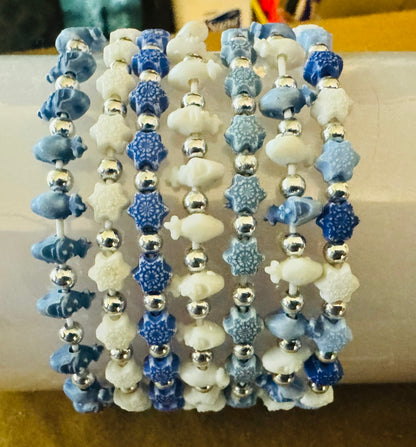 7 Pack Ocean Whale themed MYSTERY Bracelet Pack
