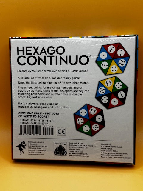 Hexago Continuo: The One-rule Game for All the Family