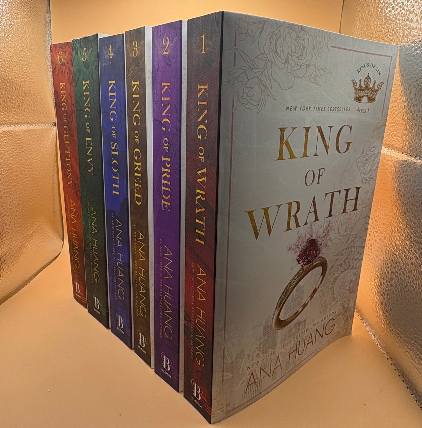King of Sin 6 Book Boxed Set Books 1-6 Wrath,Pride,Greed,Sloth,Envy,Gluttony
