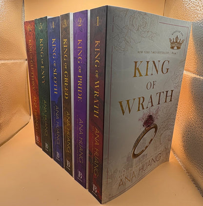 King of Sin 6 Book Boxed Set Books 1-6 Wrath,Pride,Greed,Sloth,Envy,Gluttony
