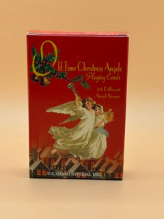 Old Time Christmas Angel 54 vintage Christmas Postcards Playing Card Deck New