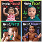 Hello, Body! Book Series-4 Different Body Parts! Toddler Board Book Bundle