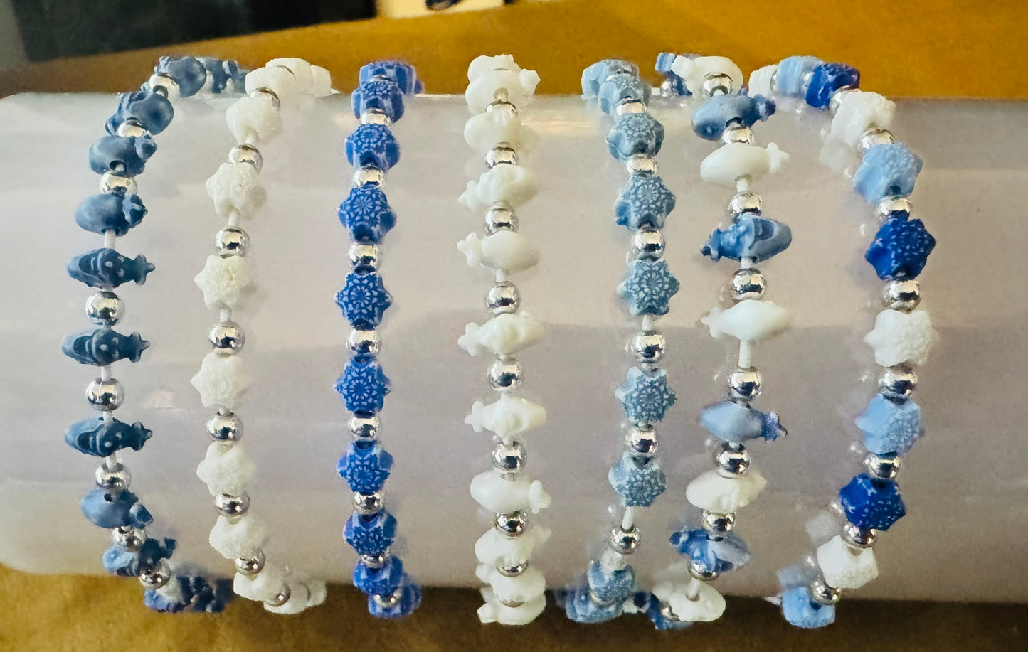7 Pack Ocean Whale themed MYSTERY Bracelet Pack