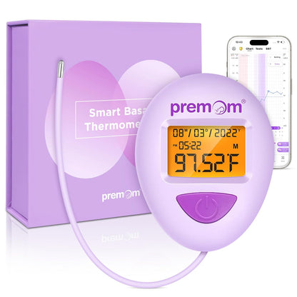 Premom Smart Basal Body Thermometer for Ovulation: Digital Ovulation Tracker