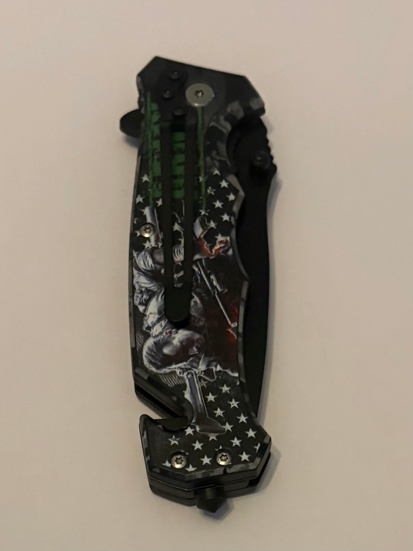 Swat Army Firefighter Navy Manual Pocket Knives- Brand New In Box Choose Theme
