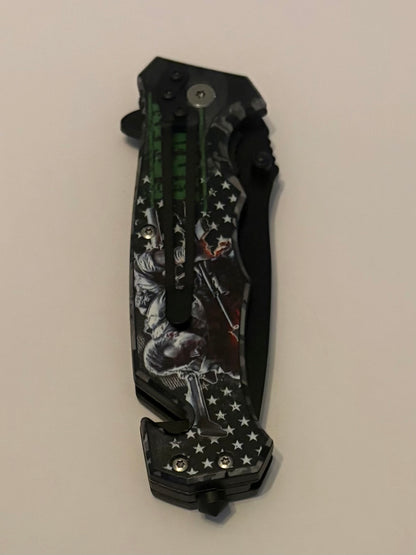 Swat Army Firefighter Navy Manual Pocket Knives- Brand New In Box Choose Theme