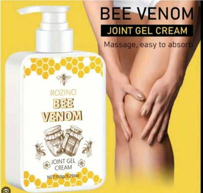 ROZINO Bee Venom Joint Gel Cream & Honey, Turmeric & Collagen 150g New Sealed