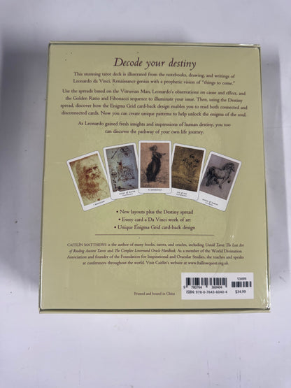 Da Vinci Enigma Tarot: (Tarot Kit Box Set with 78 Cards and Guide Book)