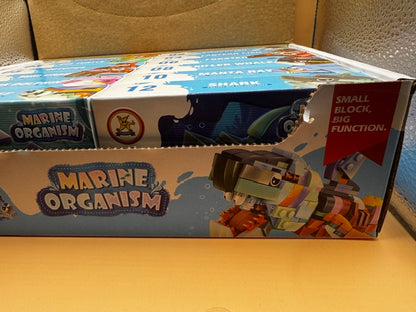 Marine Organism Building Blocks Wholesale Set 12pcs New