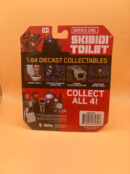 Skibidi Toilet Camera Attack Helicopter Diecast Collectible New