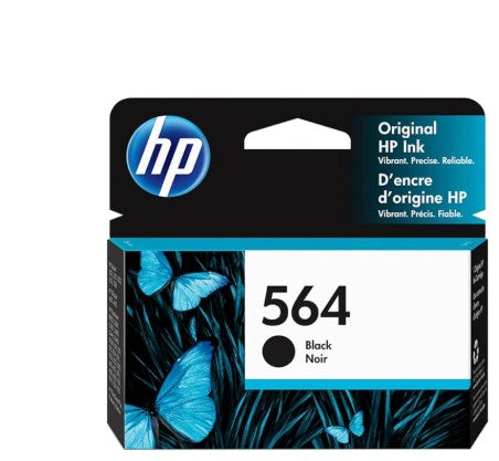 HP 564 Black Genuine Printer Ink Cartridge New