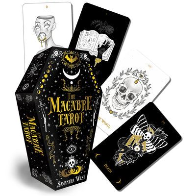 The Macabre Tarot Card Deck-Beautiful Tin New