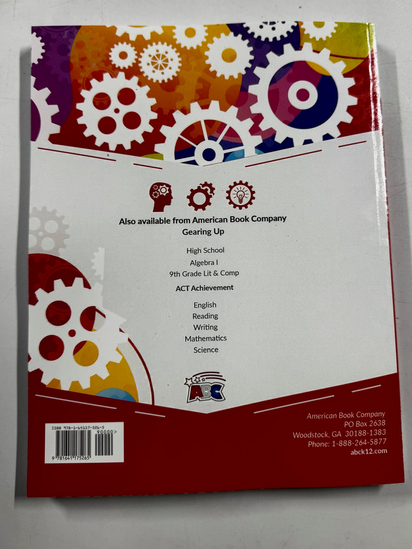 Gearing Up For Algebra 1 Study Guide Paperback New