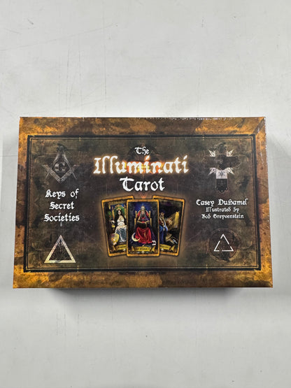The Illuminati Tarot: Keys of Secret Societies with 78 Cards and Guide Book New