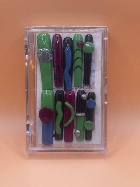 10 pcs Super Long Hand-Made Gradient False Nails-Choose From Many Colors New