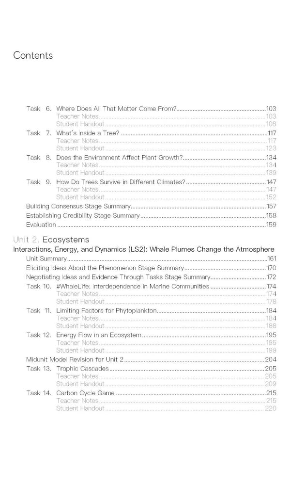 Model-Based Inquiry in Biology:3 Dimensional Instructional Units for Grades 9-12