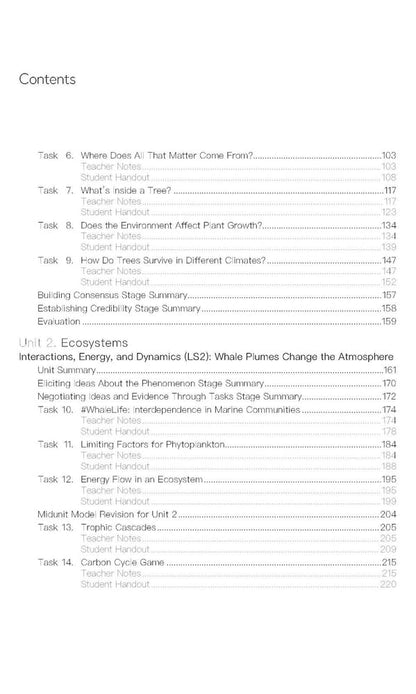 Model-Based Inquiry in Biology:3 Dimensional Instructional Units for Grades 9-12