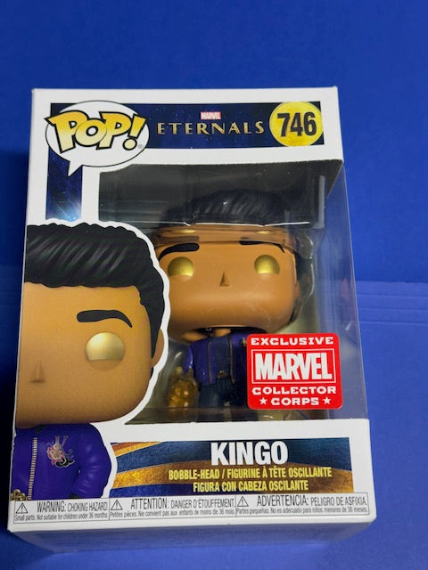 Funko Pop! Marvel Eternals: Kingo Marvel Collector Corps Figure #746 New