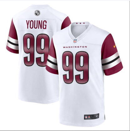 Chase Young # 99 Washington Commanders Game Jersey - Choose Color and Size New