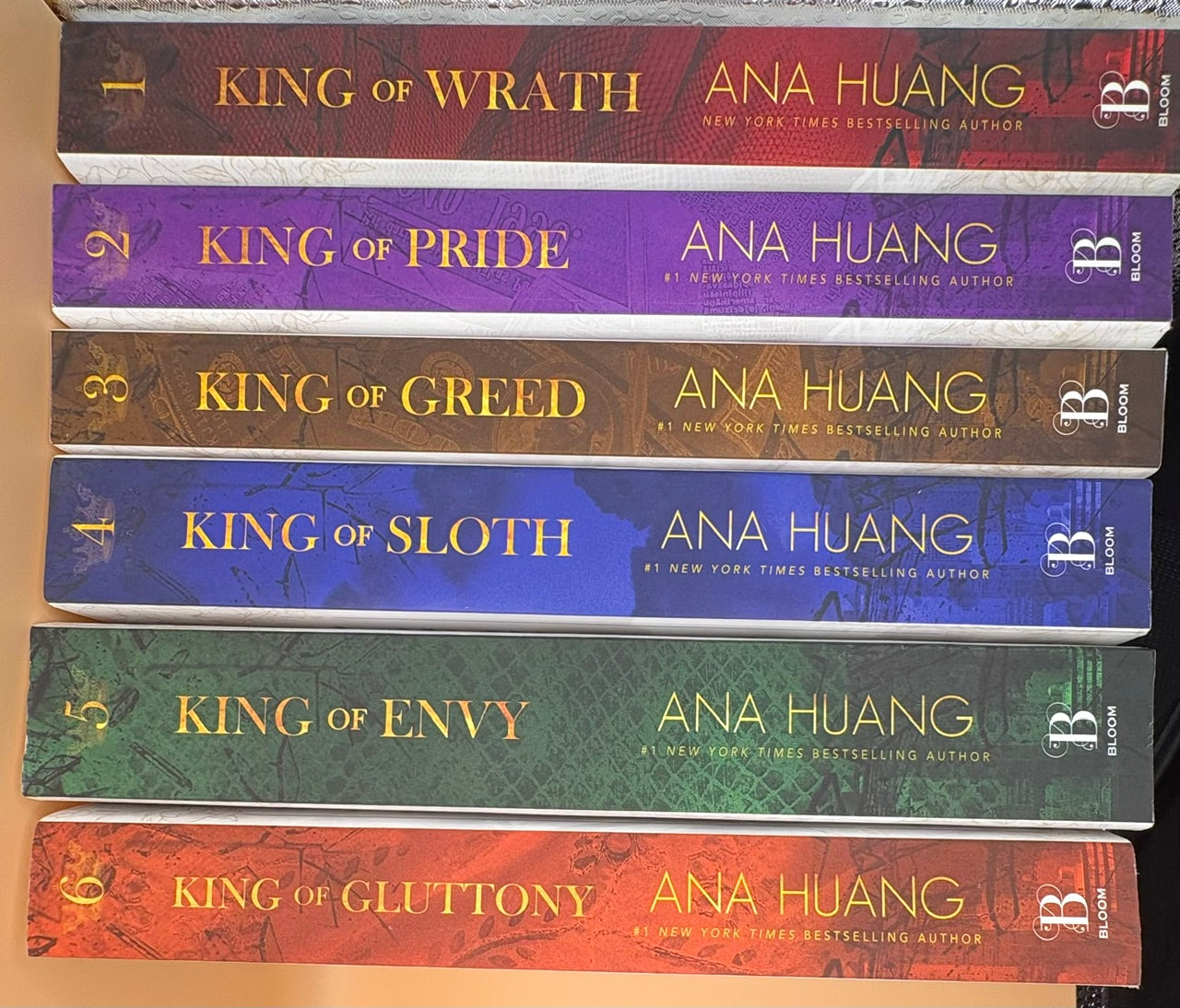 King of Sin 6 Book Boxed Set Books 1-6 Wrath,Pride,Greed,Sloth,Envy,Gluttony