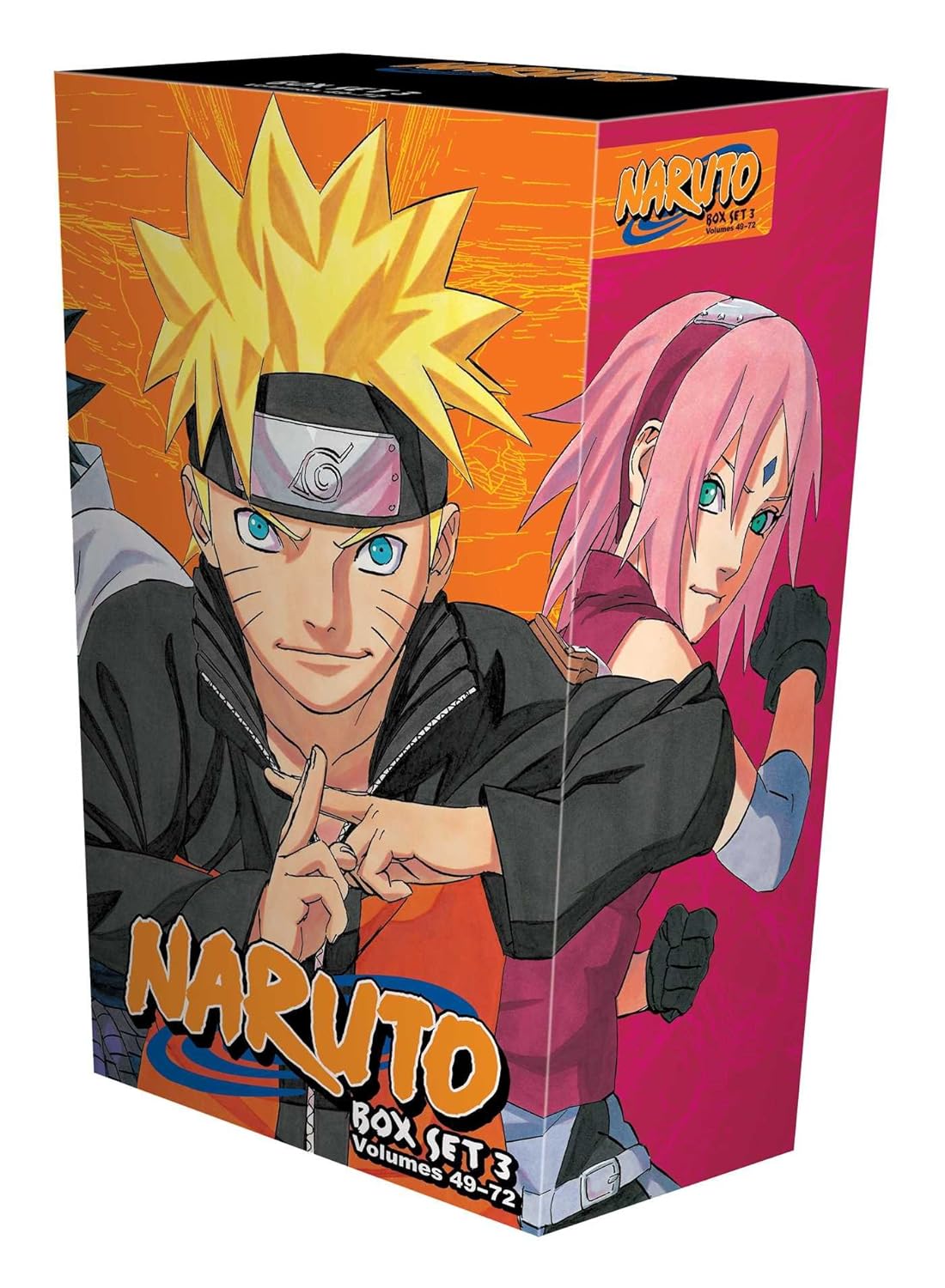 Naruto Box Set 3 : Volumes 49-72 by Masashi Kishimoto-Sealed New