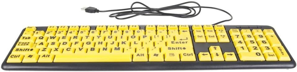 Allstar Marketing Group EZ Eyes Large Print 4X USB Keyboard New