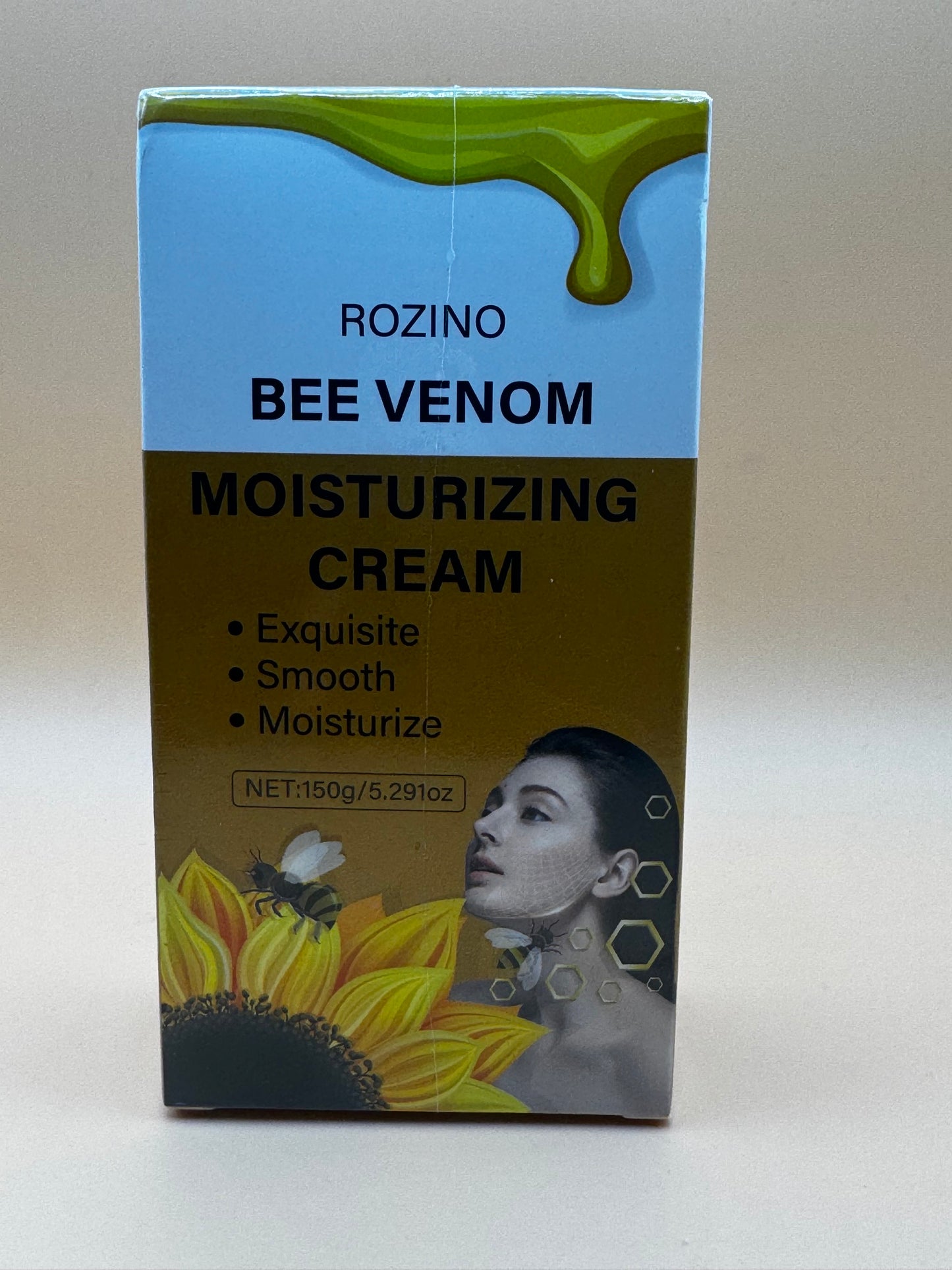 Rozino Bee Venom Face Moisturizing Cream Smooth Daily Use 5.29 oz New Sealed