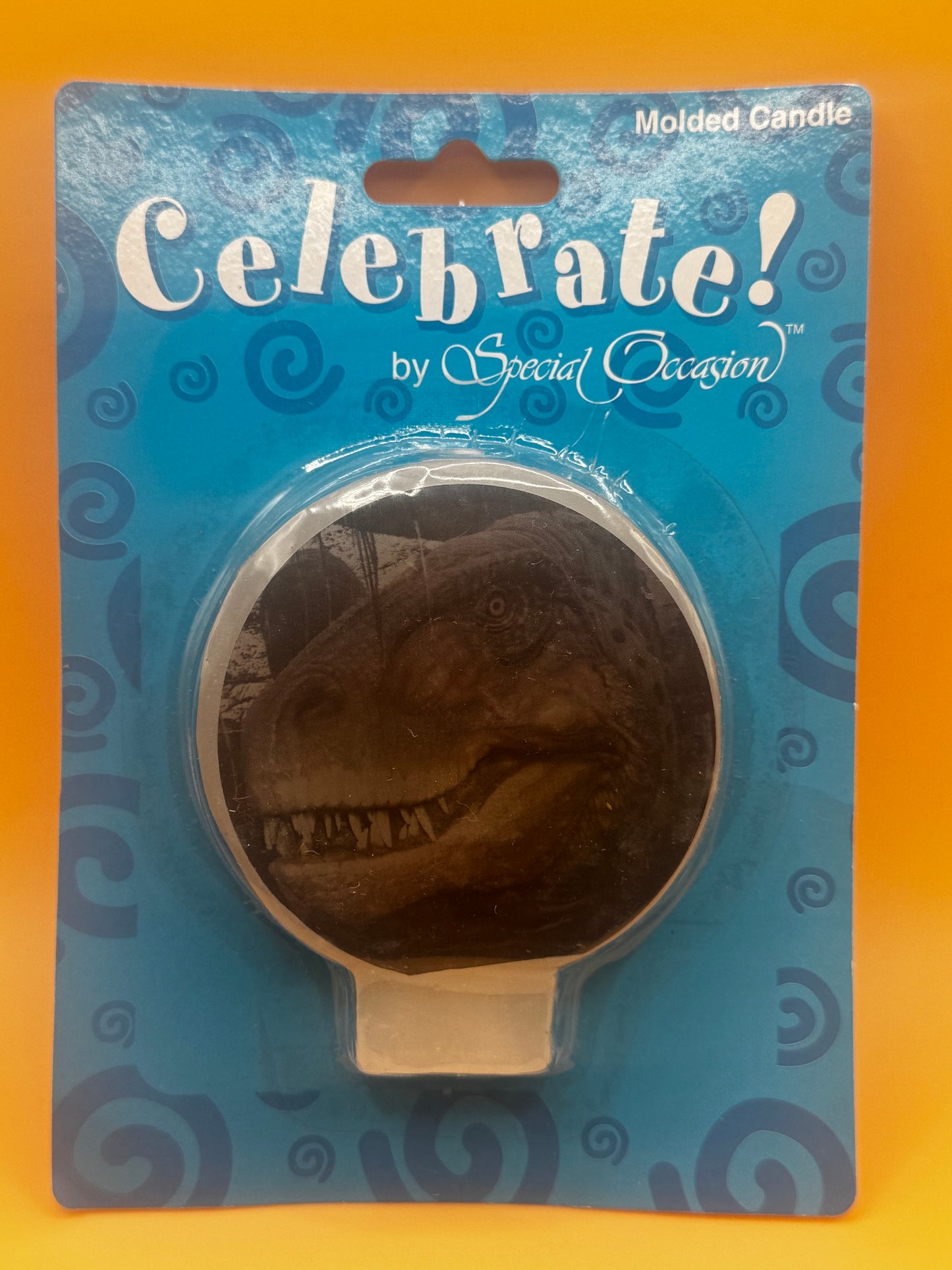 Celebrate By Special Occasion Round Dinosaur Trex Molded Birthday Candle New