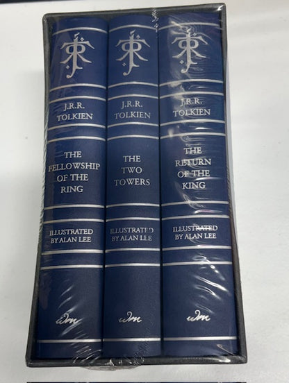 The Lord of the Rings Deluxe Illustrated 3 Book Box Set-New Sealed Hardcover