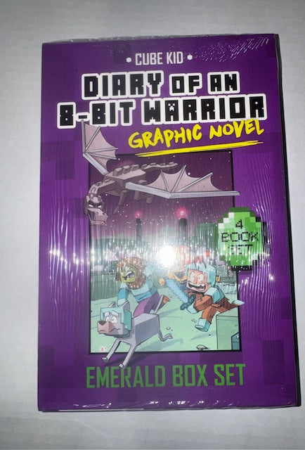 Diary of an 8-Bit Warrior Graphic Novel Emerald Box Set Paperback New
