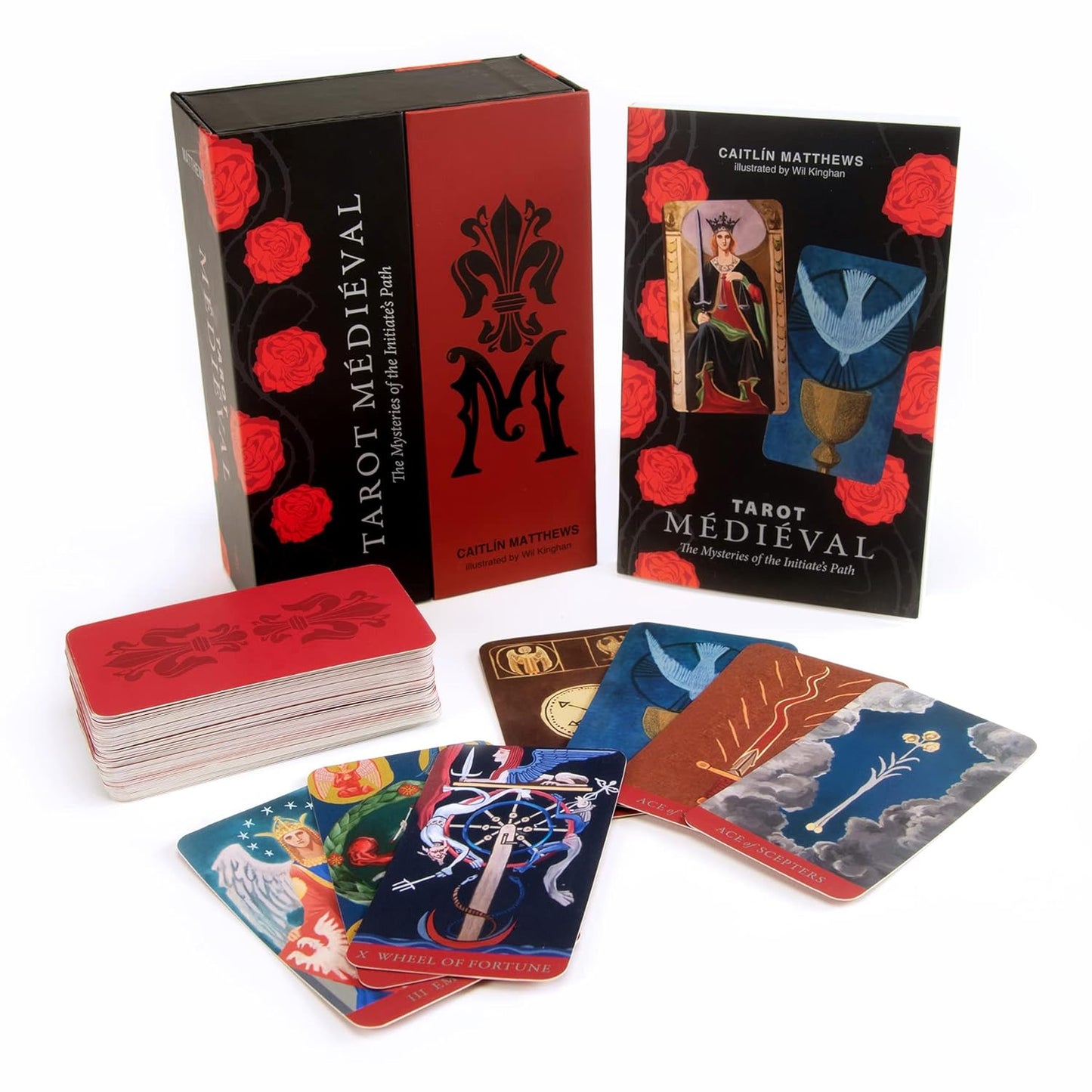 Tarot Médiéval: The Mysteries of the Initiate's Path 78 Tarot Card Deck