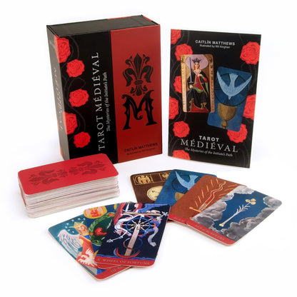 Tarot Médiéval: The Mysteries of the Initiate's Path 78 Tarot Card Deck