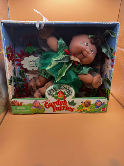 Vintage Cabbage Patch Garden Fairies Doll 1999 Winter Maggie Holly NEW