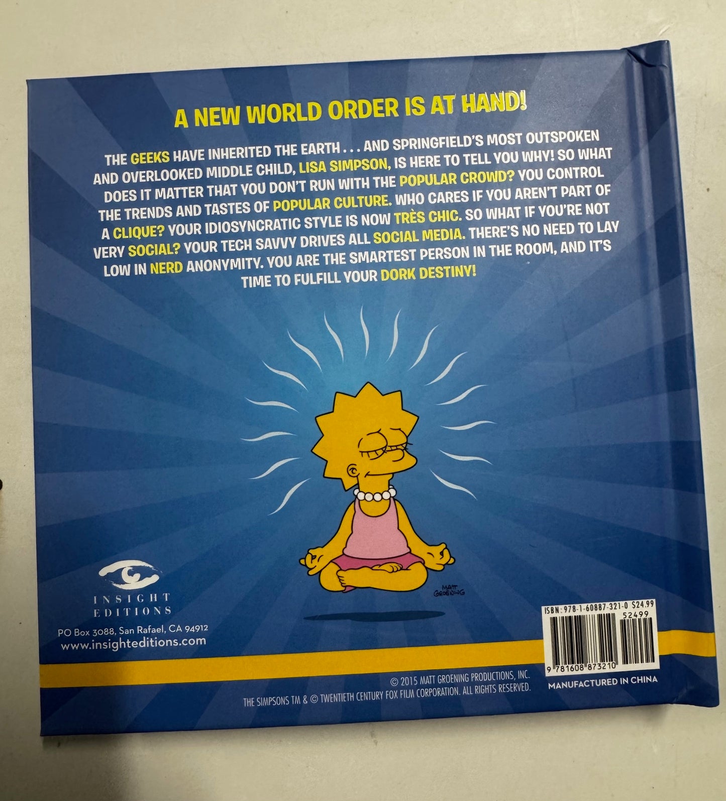 The Vault of Simpsonology: Lisa Simpson's Guide to Geek Chic (Hardcover)