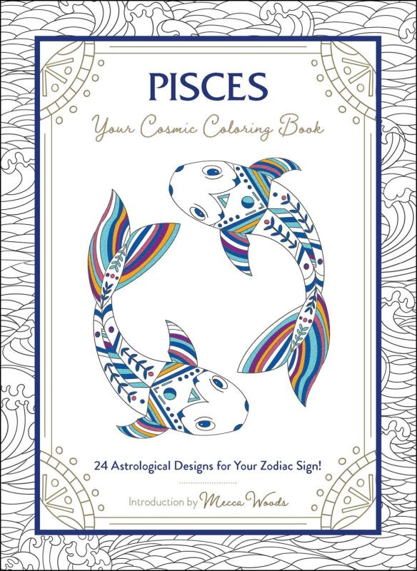 Astral Zodiac 48 Page Coloring Books - Choose Your Sign Brand New