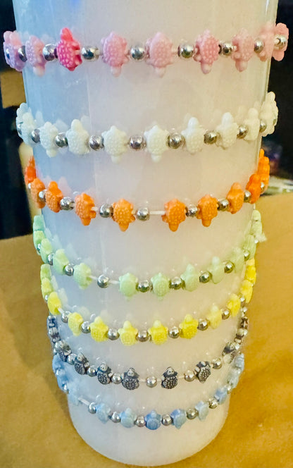 7 Pack Turtle themed MYSTERY Bracelet Pack
