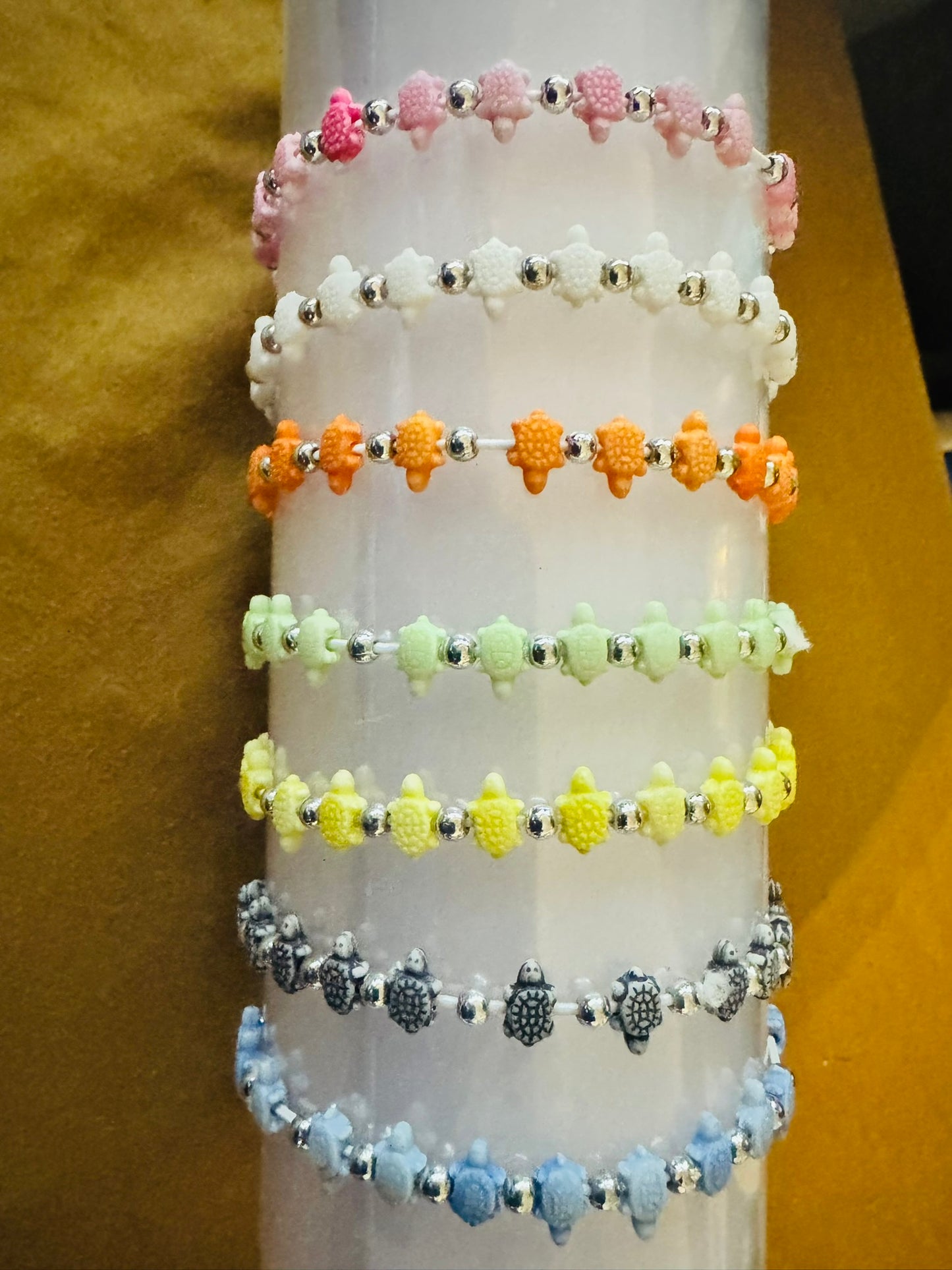 7 Pack Turtle themed MYSTERY Bracelet Pack