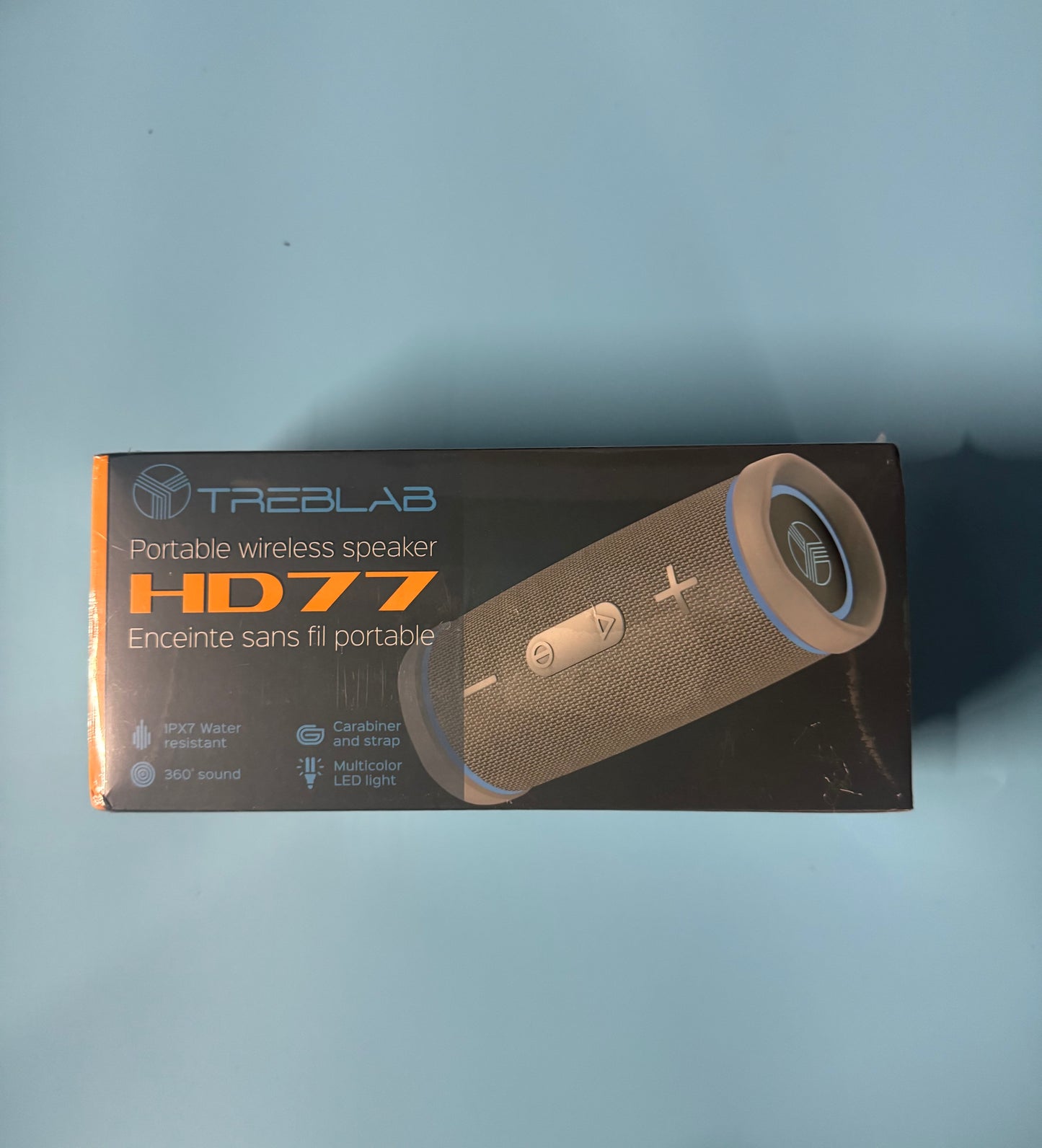 TREB-LAB HD77 Bluetooth Speaker - Powerful 360° Sound with Impactful Bass- New
