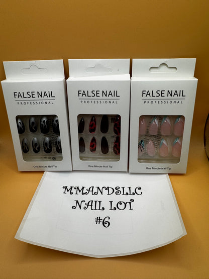 Elegant Touch London 3 Pack Nail Pack Bundle-12 Nails New Choose From Many