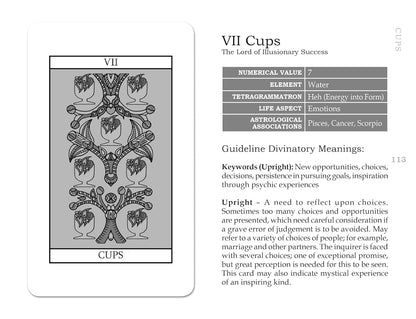 Tarot Lovers Set- 78 Beautiful, Elegant Tarot Cards and Reference Guide New