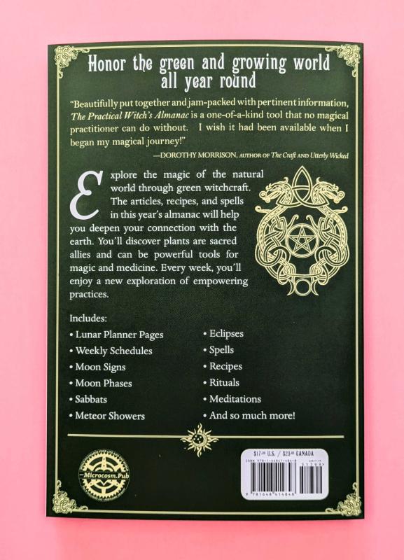 The Practical Witch's Almanac 2026: Green Witchcraft Paperback New