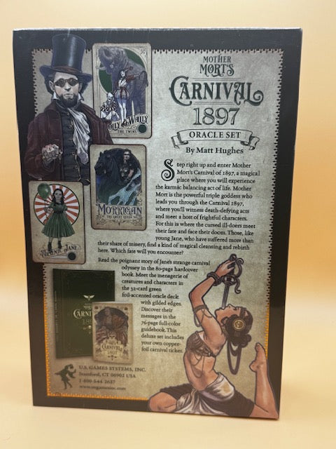 Mother Mort's Carnival 1897 Oracle Deck: Deluxe 32-Card Foil , 76-Page Guidebook